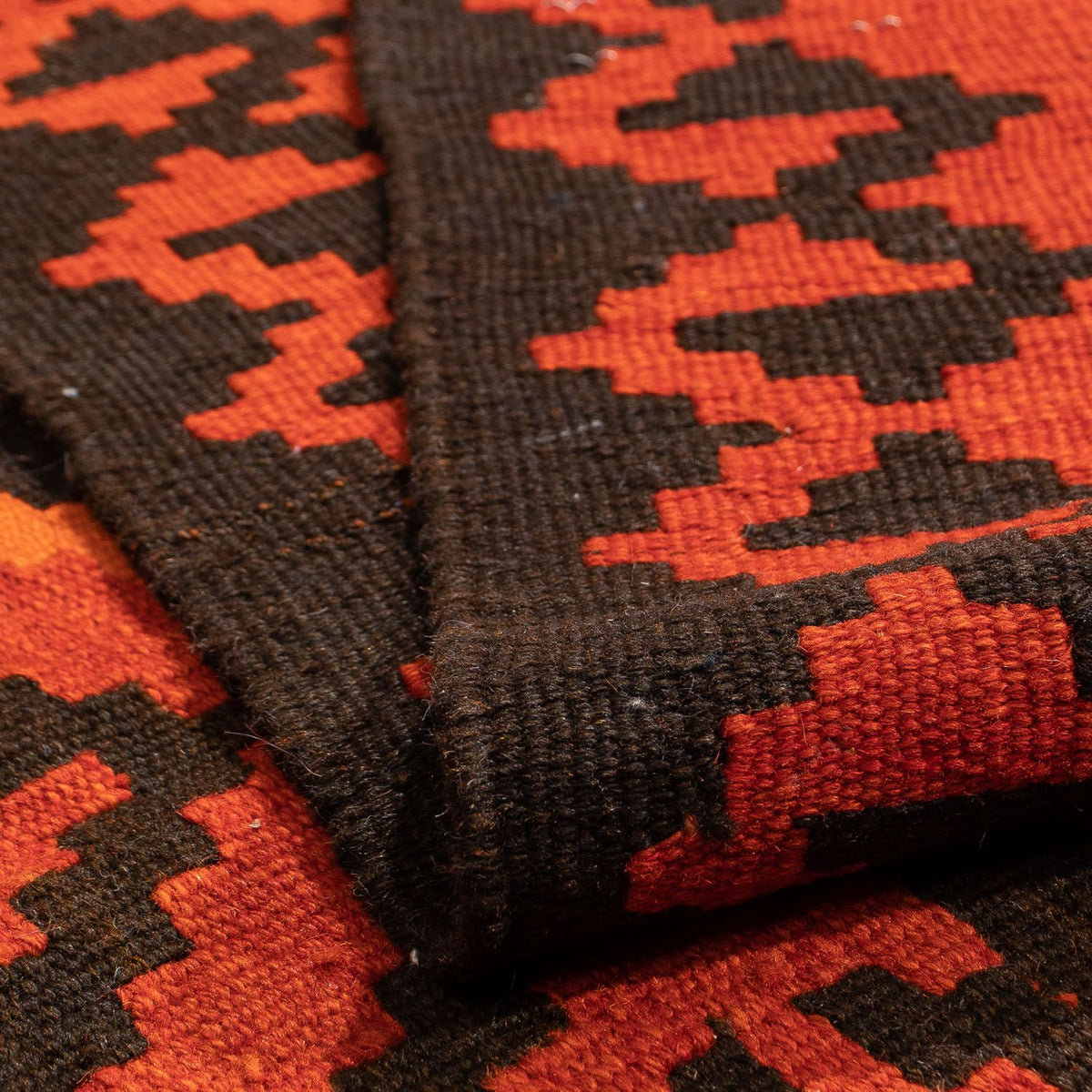 Tappeto Kelim - Orientale - 194 x 150 cm - rosso chiaro