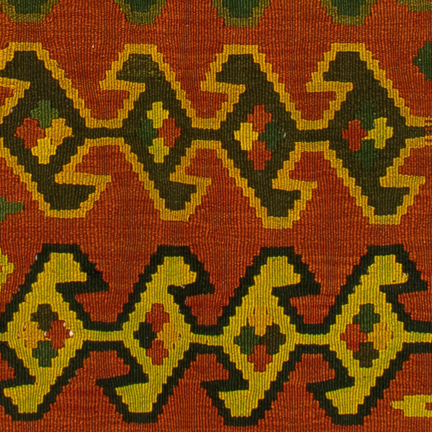Tappeto Kelim - Orientale - 208 x 150 cm - verde scuro