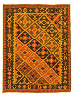 Tappeto Kelim - Orientale - 190 x 149 cm - oro