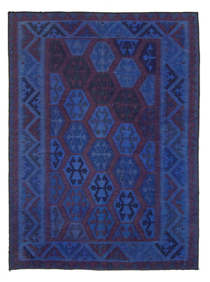 Tappeto Kelim - Orientale - 195 x 155 cm - blu