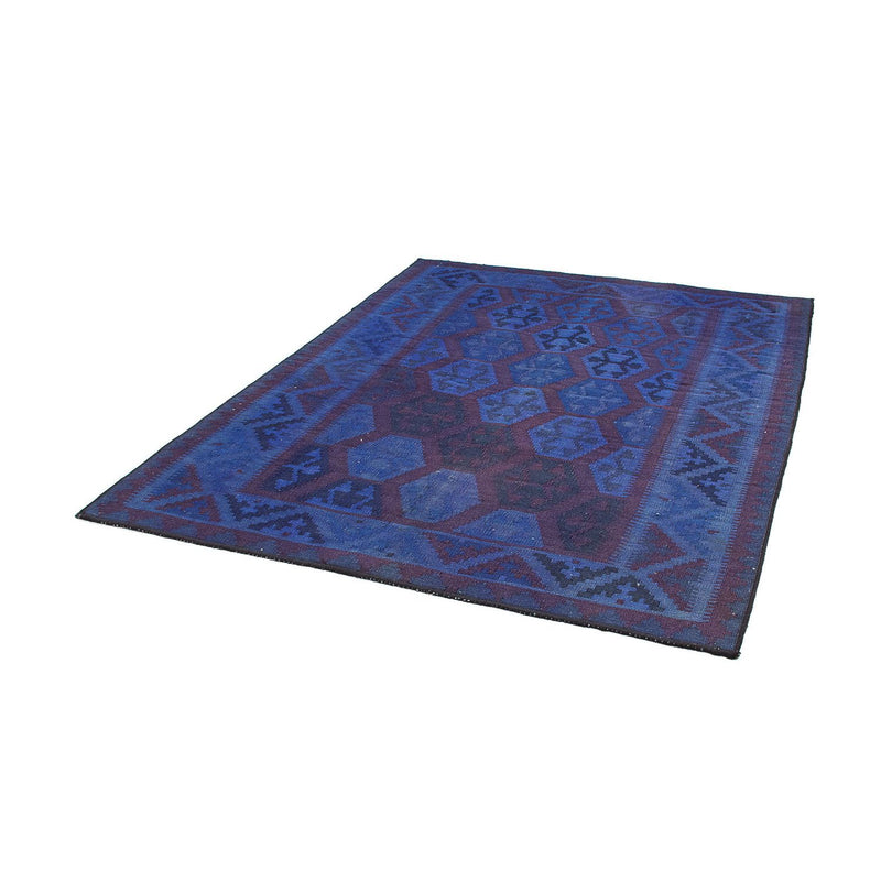Tappeto Kelim - Orientale - 195 x 155 cm - blu
