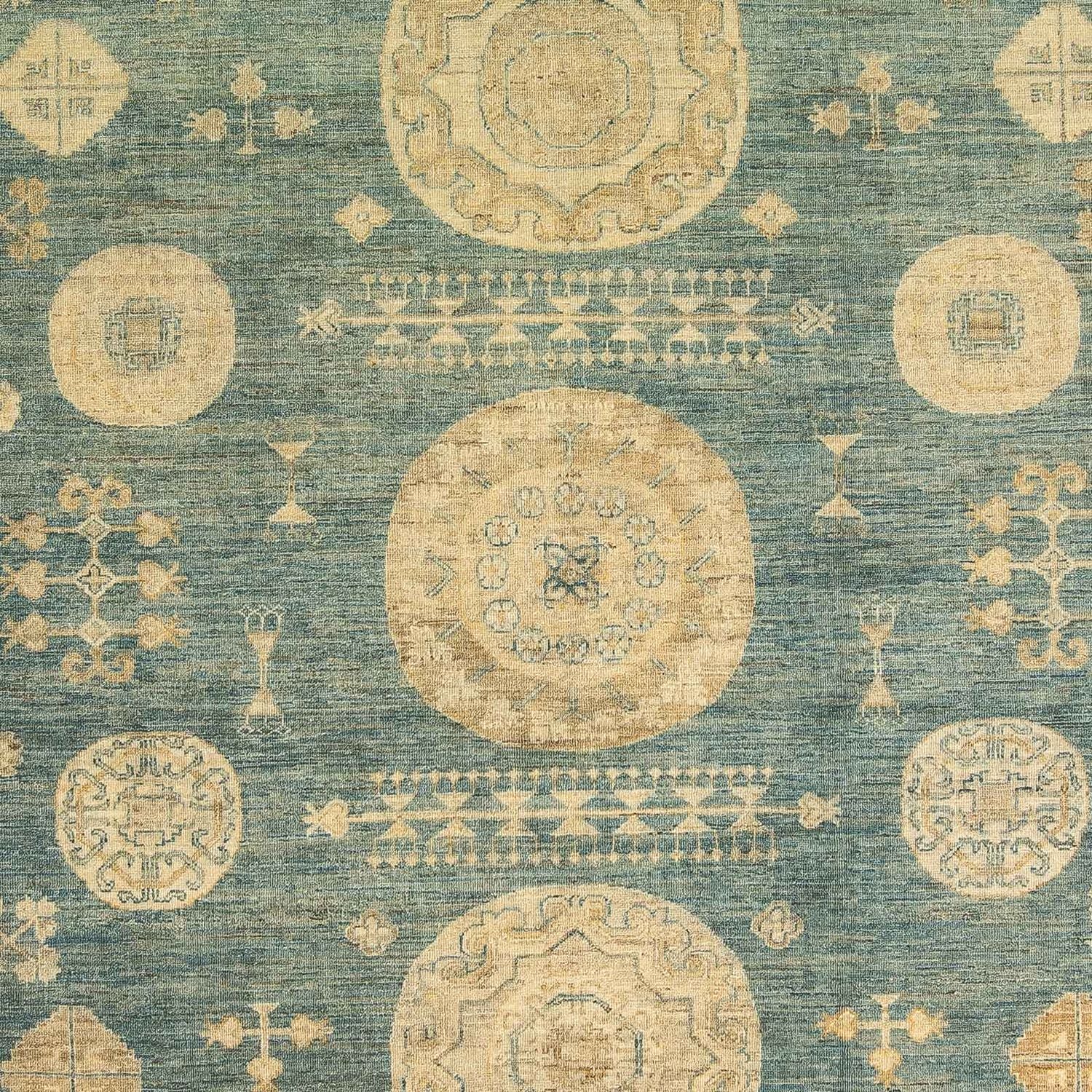 Tappeto Ziegler - 297 x 241 cm - turchese