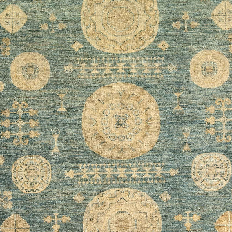 Tappeto Ziegler - 297 x 241 cm - turchese