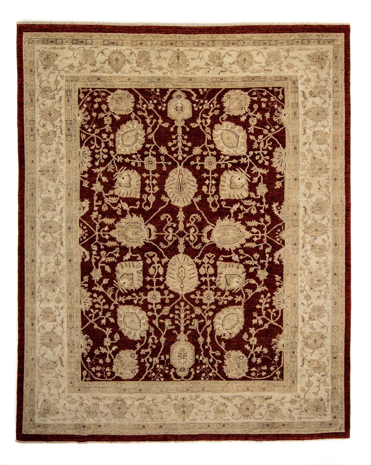 Tappeto Ziegler - 296 x 242 cm - rosso scuro