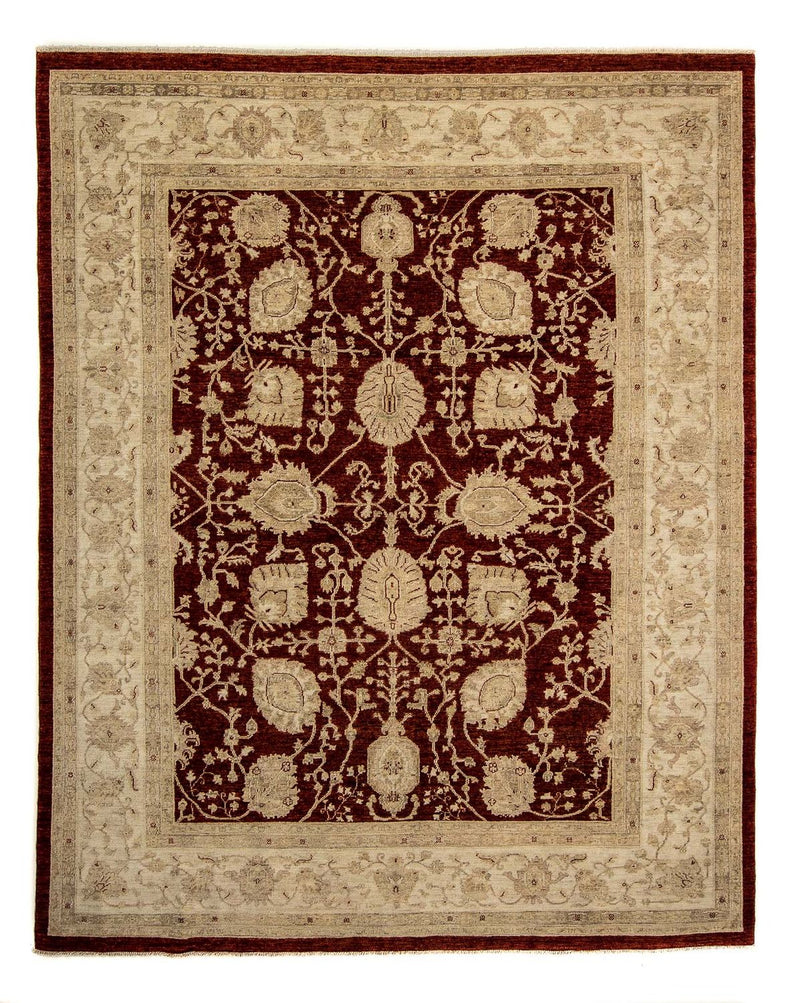 Tappeto Ziegler - 296 x 242 cm - rosso scuro