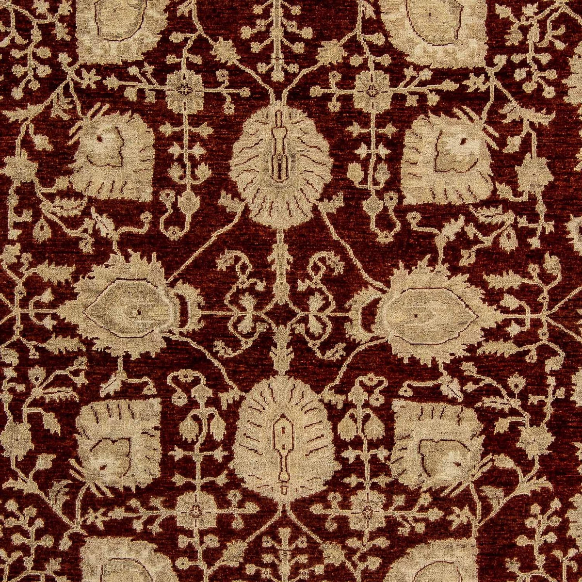Tappeto Ziegler - 296 x 242 cm - rosso scuro