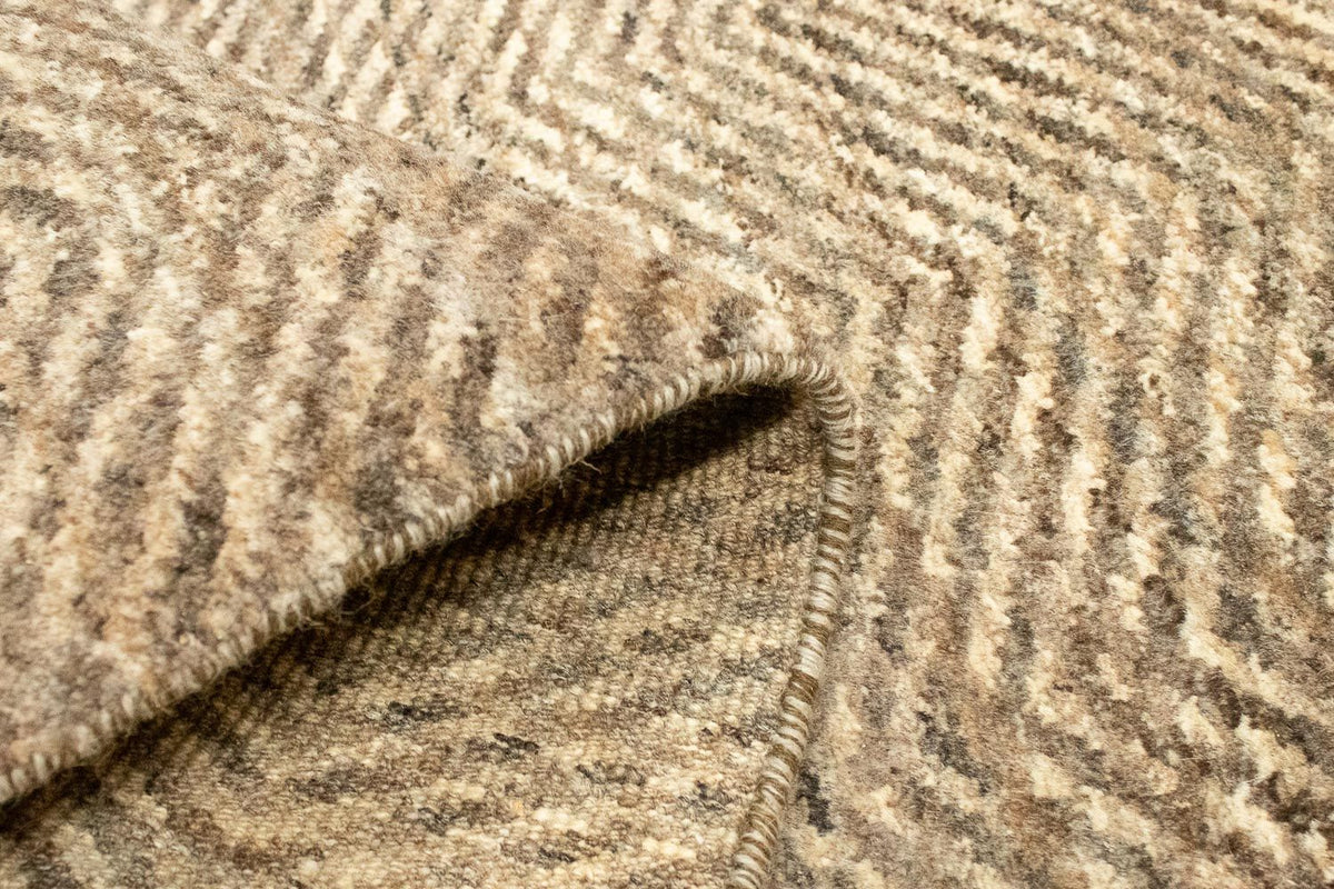 Tappeto corsia Tappeto Gabbeh - Indus - 370 x 77 cm - beige