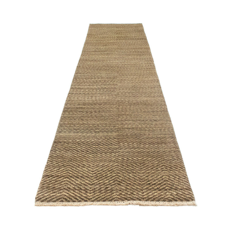 Tappeto corsia Tappeto Gabbeh - Indus - 370 x 77 cm - beige