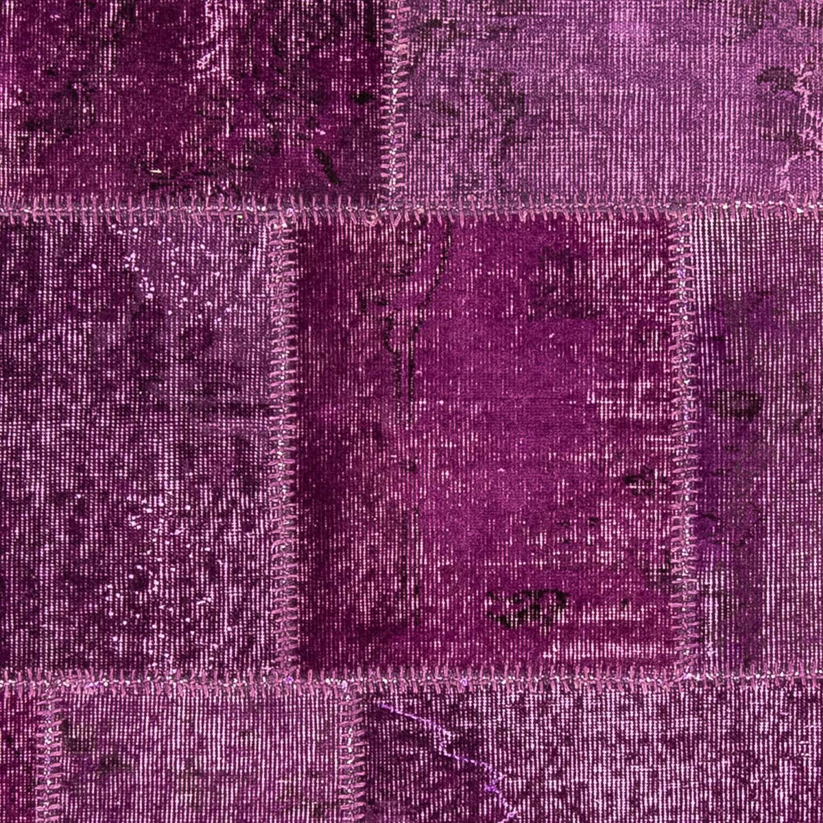 Tappeto Patchwork - 240 x 170 cm - viola