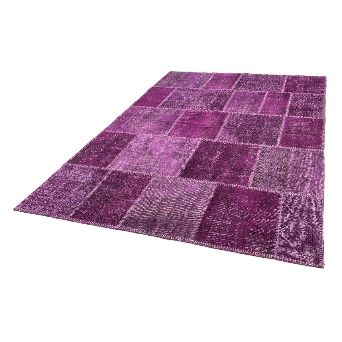 Tappeto Patchwork - 240 x 170 cm - viola
