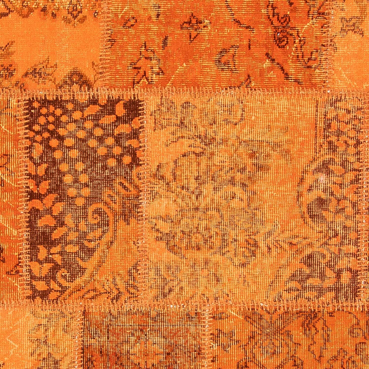 Tappeto Patchwork - 240 x 170 cm - marrone