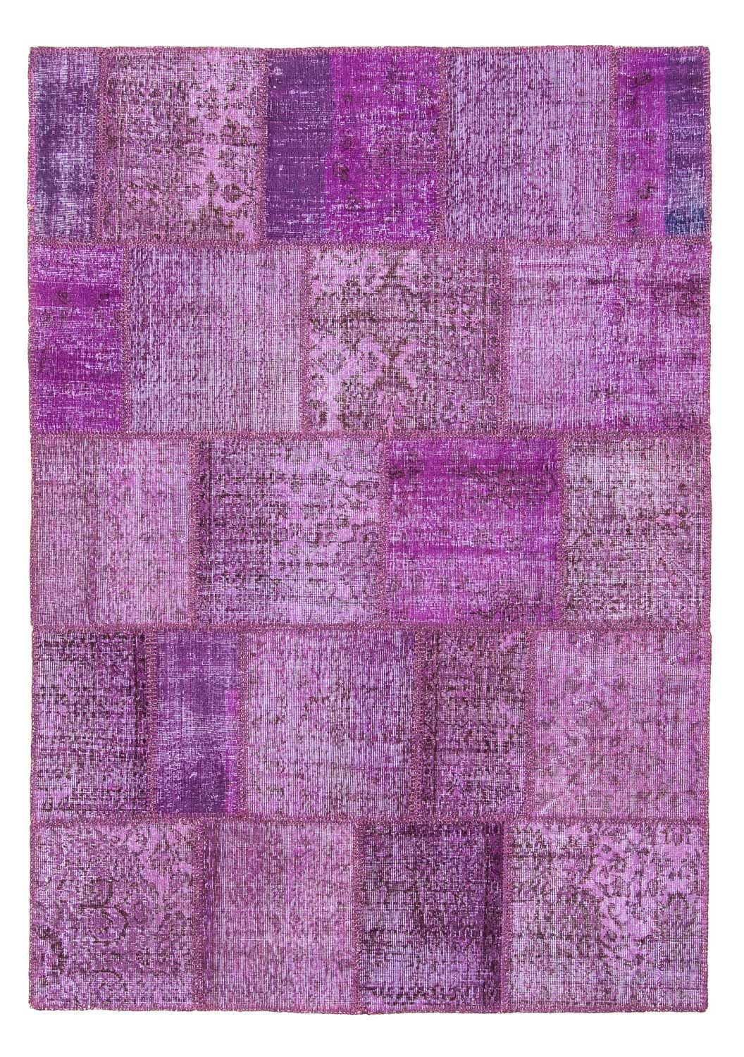 Tappeto Patchwork - 240 x 170 cm - viola