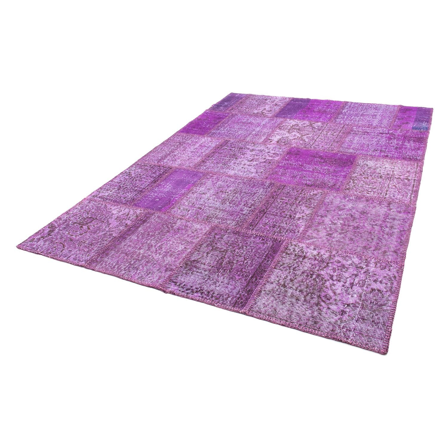 Tappeto Patchwork - 240 x 170 cm - viola
