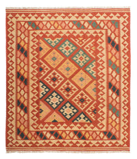 Tappeto Kelim - Orientale quadrato  - 213 x 193 cm - multicolore