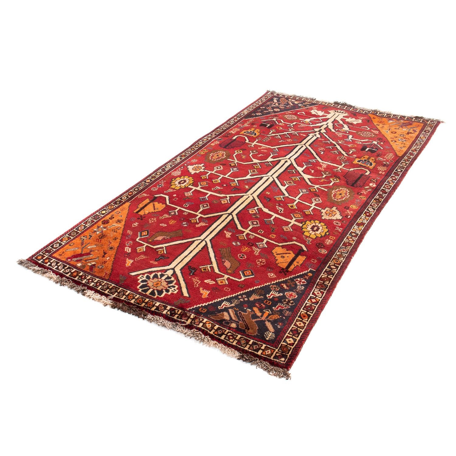 Tappeto Persero - Nomade - 208 x 117 cm - rosso scuro