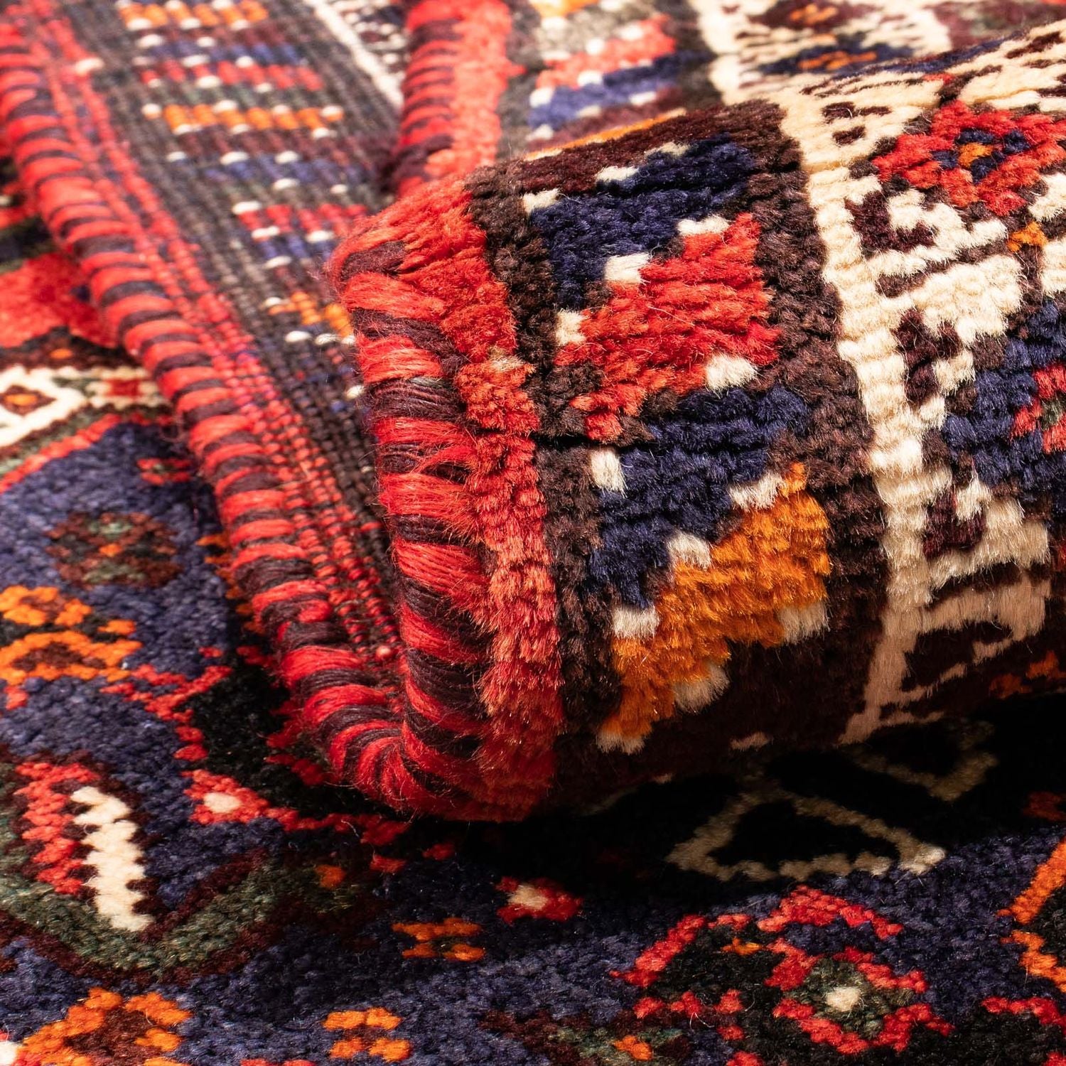 Tappeto Persero - Nomade - 163 x 110 cm - rosso scuro