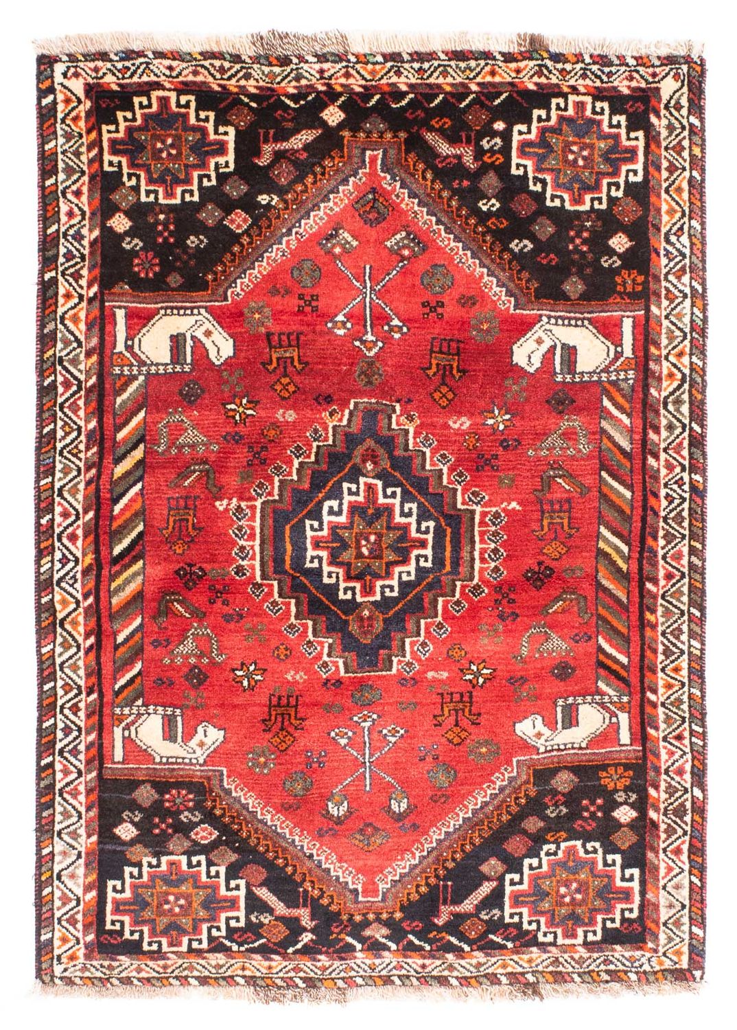 Tappeto Persero - Nomade - 162 x 118 cm - rosso scuro