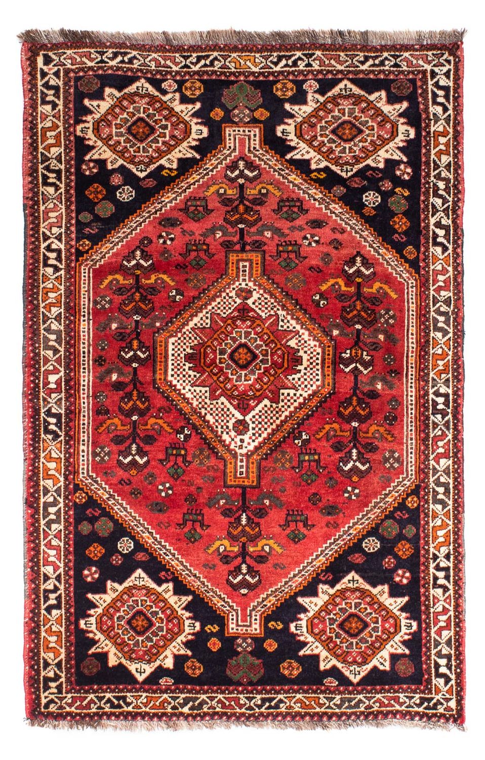 Tappeto Persero - Nomade - 160 x 106 cm - rosso scuro