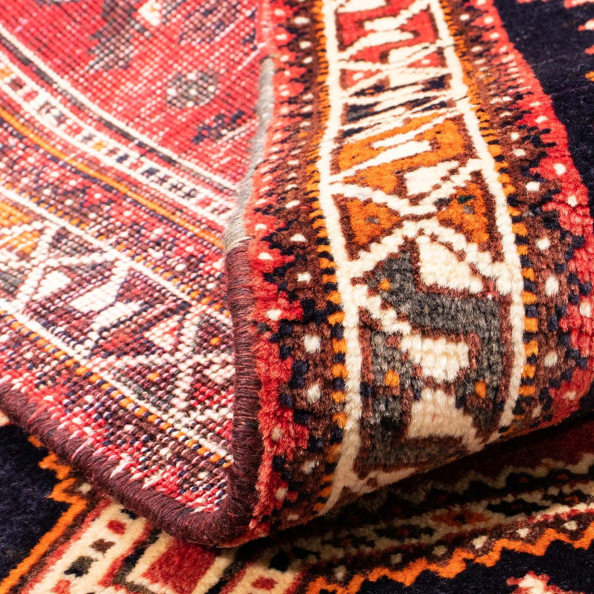 Tappeto Persero - Nomade - 160 x 106 cm - rosso scuro