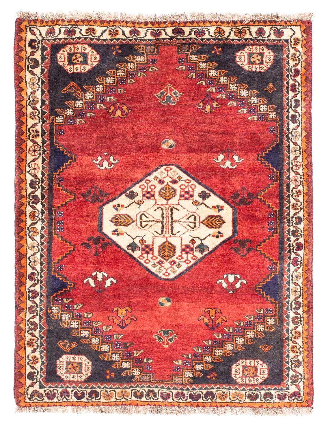 Tappeto Persero - Nomade - 150 x 116 cm - rosso scuro