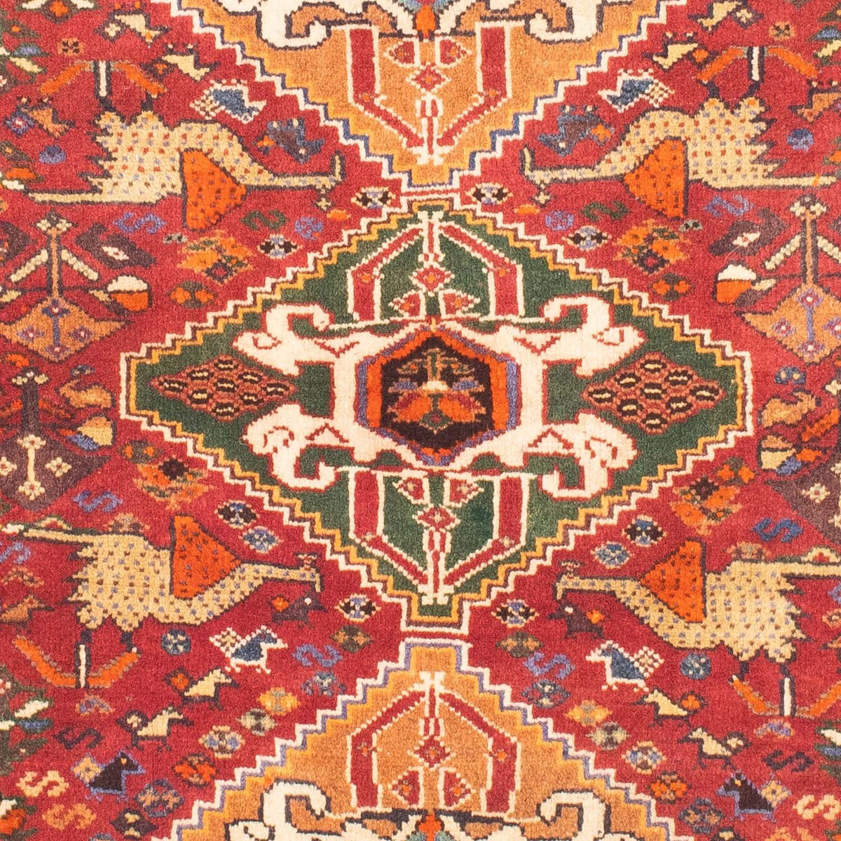 Tappeto Persero - Nomade - 143 x 110 cm - rosso scuro