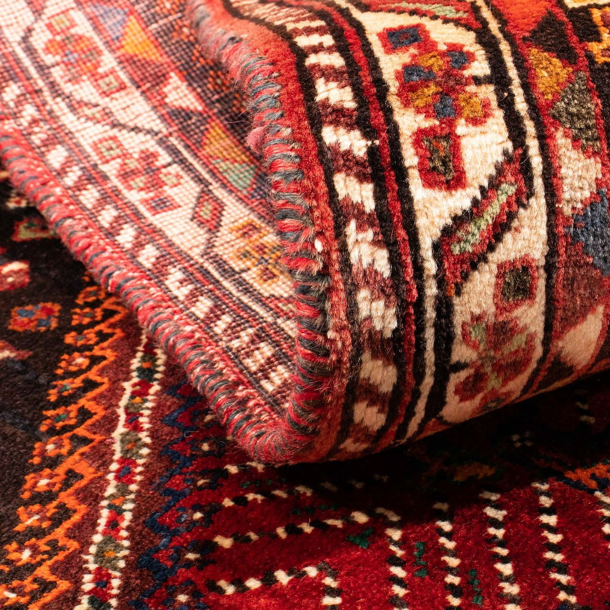 Tappeto Persero - Nomade - 156 x 112 cm - rosso scuro