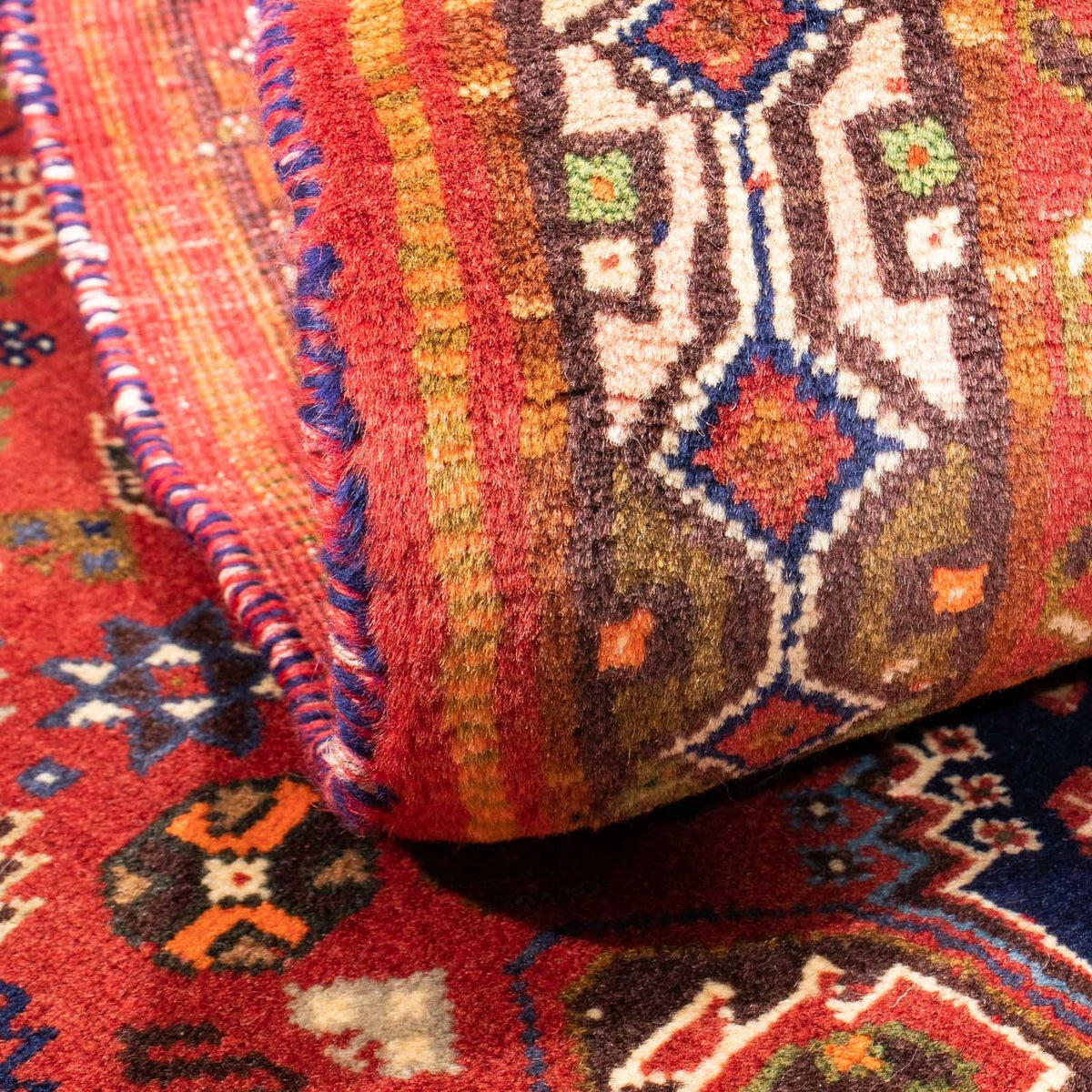 Tappeto Persero - Nomade - 170 x 105 cm - rosso scuro