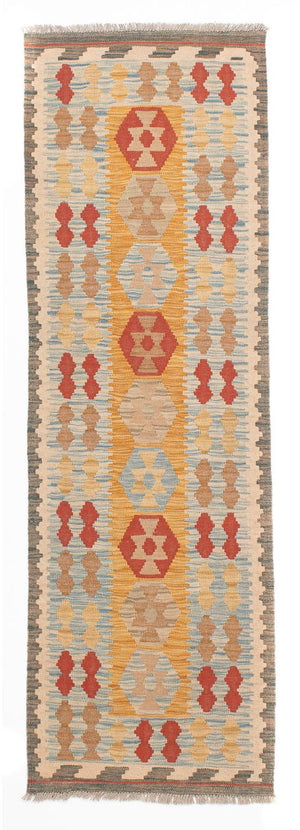 Tappeto corsia Tappeto Kelim - Splash - 212 x 65 cm - multicolore
