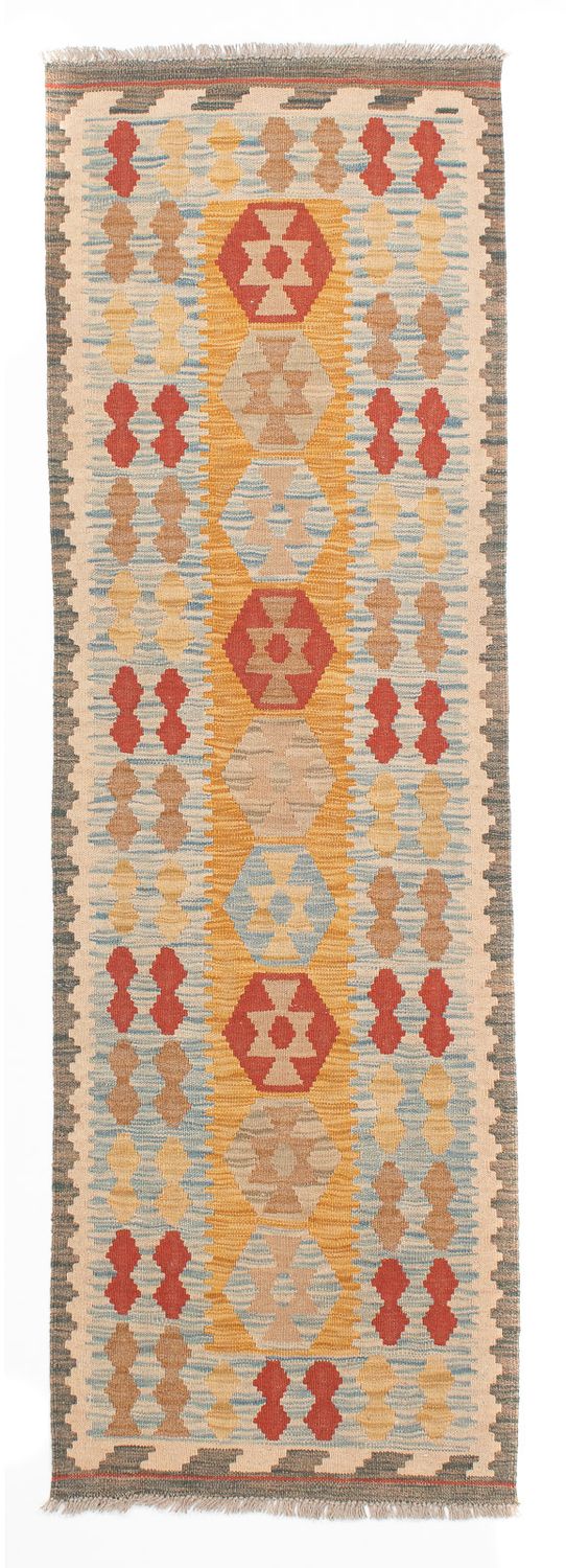 Tappeto corsia Tappeto Kelim - Splash - 212 x 65 cm - multicolore