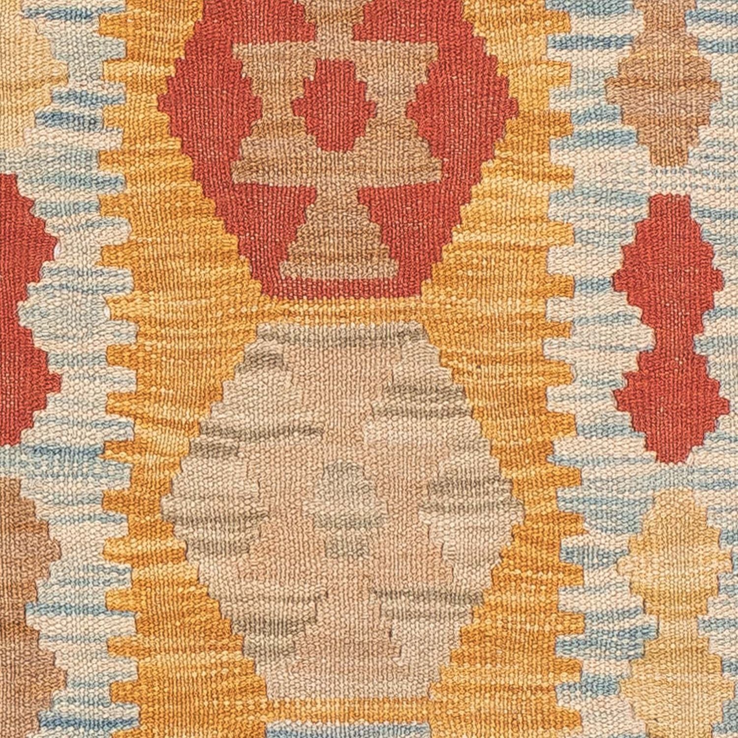 Tappeto corsia Tappeto Kelim - Splash - 212 x 65 cm - multicolore