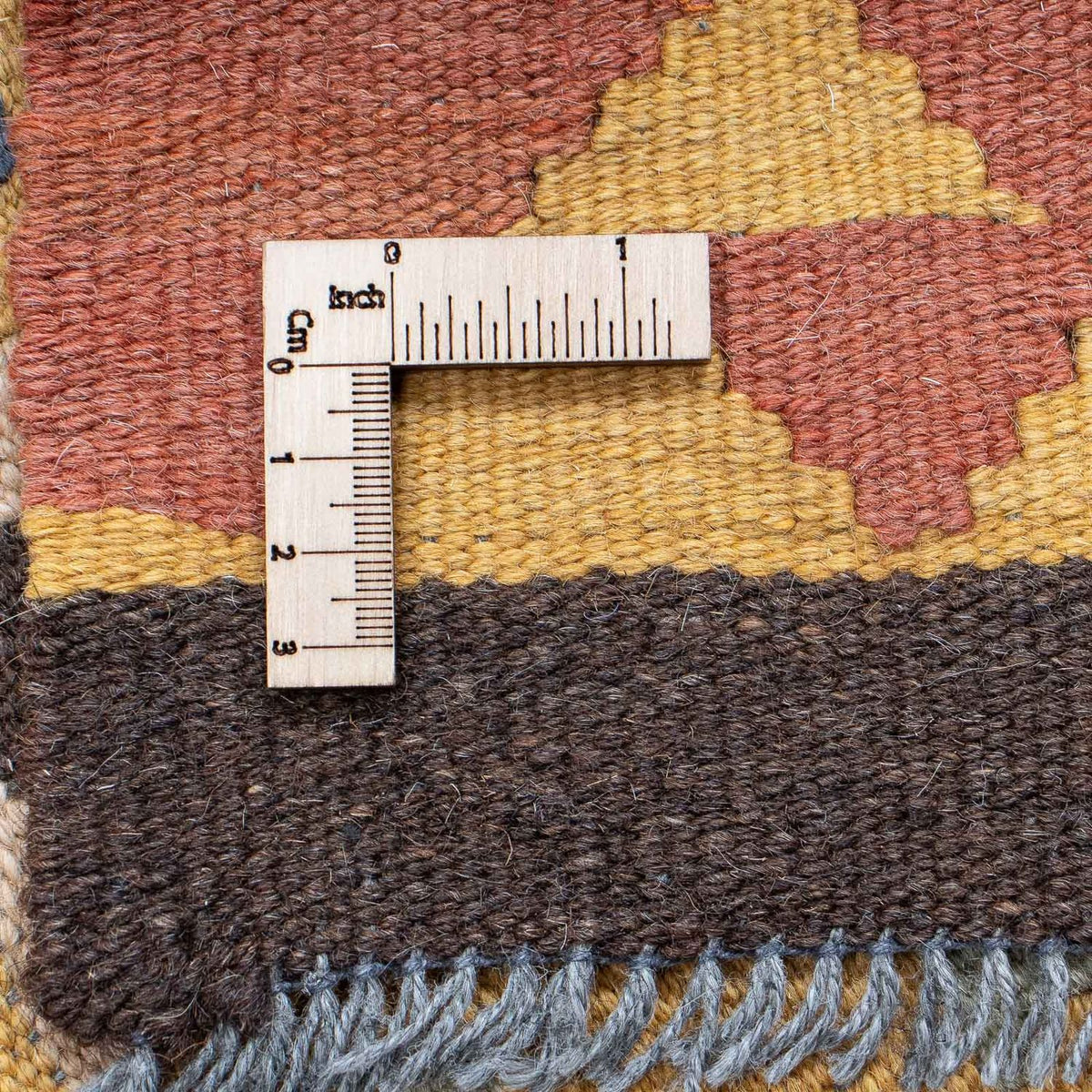 Tappeto corsia Tappeto Kelim - Splash - 210 x 64 cm - multicolore