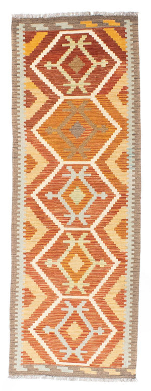 Tappeto corsia Tappeto Kelim - Orientale - 205 x 71 cm - ruggine