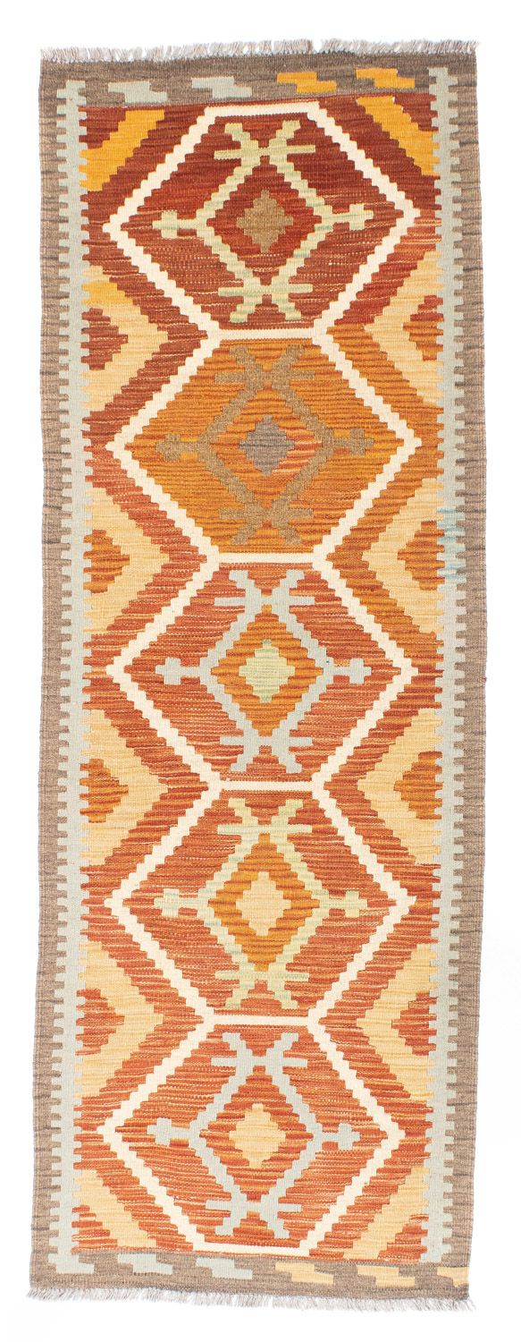 Tappeto corsia Tappeto Kelim - Orientale - 205 x 71 cm - ruggine