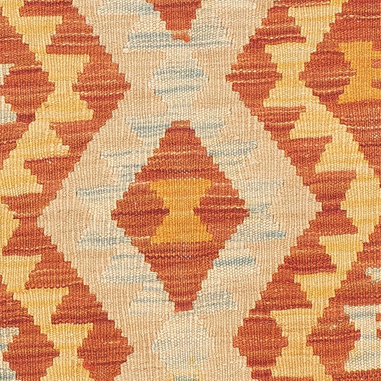 Tappeto corsia Tappeto Kelim - Splash - 200 x 62 cm - ruggine