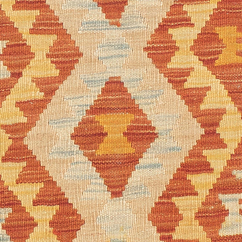 Tappeto corsia Tappeto Kelim - Splash - 200 x 62 cm - ruggine