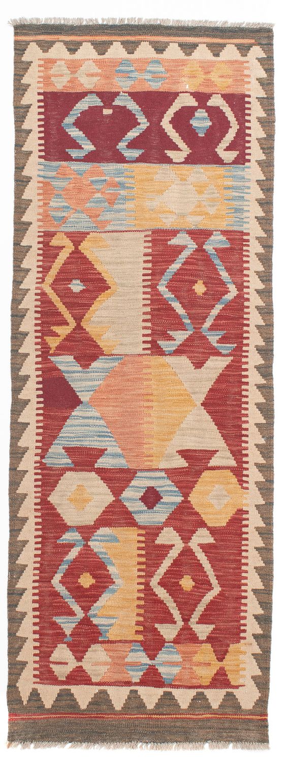 Tappeto corsia Tappeto Kelim - Splash - 203 x 69 cm - multicolore