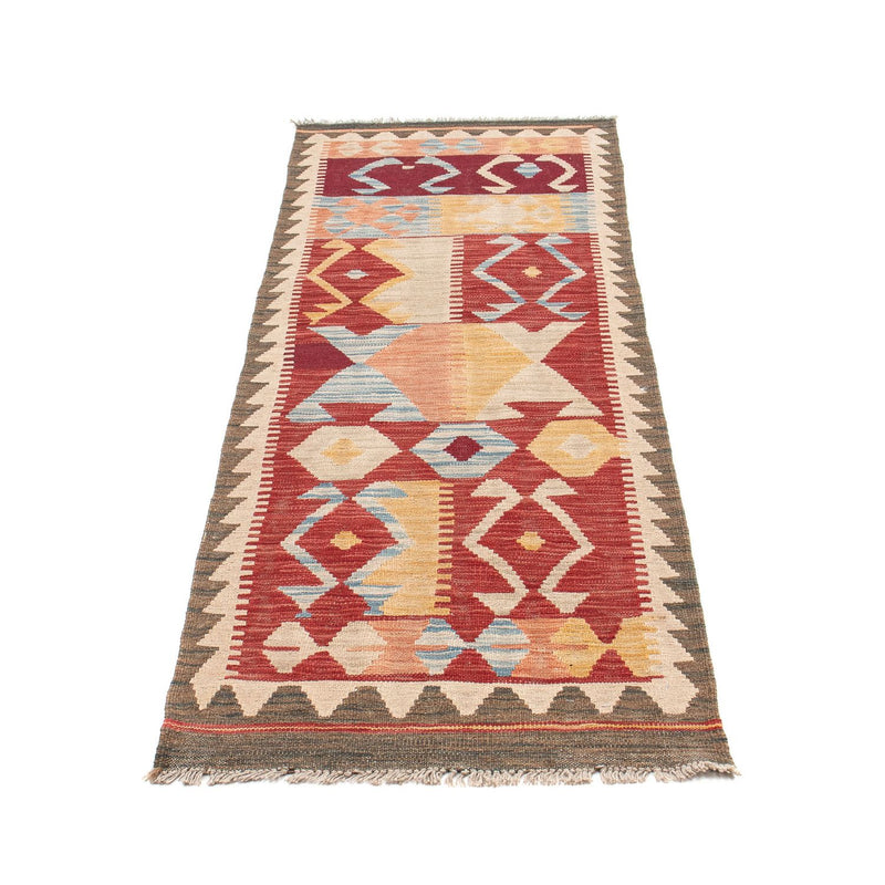 Tappeto corsia Tappeto Kelim - Splash - 203 x 69 cm - multicolore