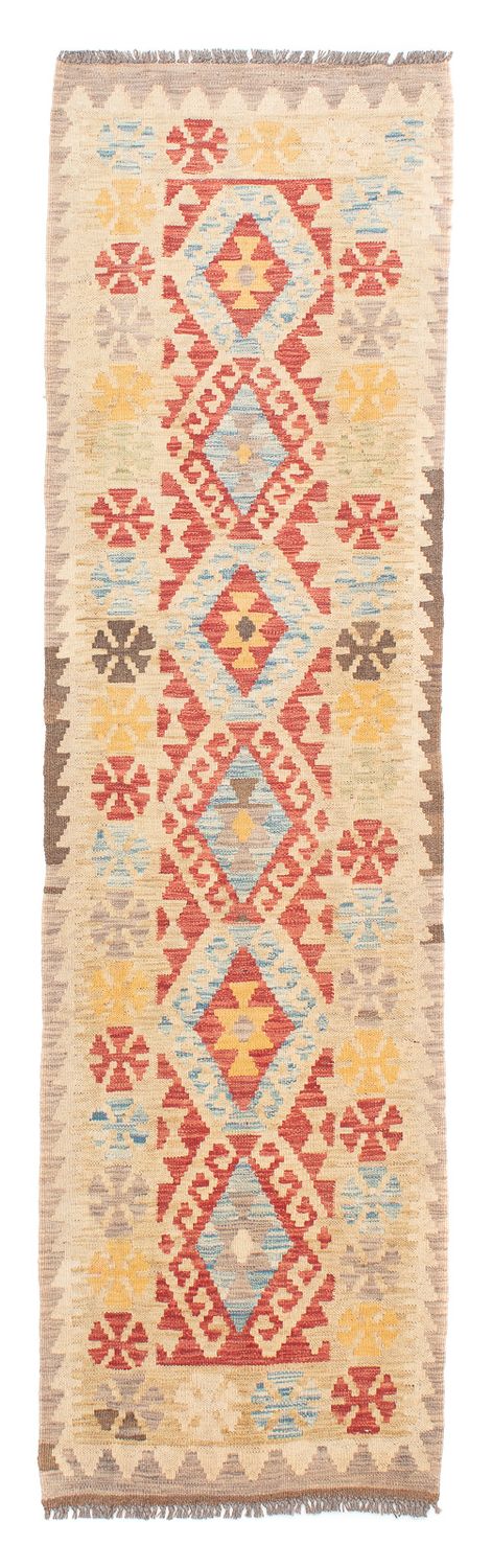 Tappeto corsia Tappeto Kelim - Splash - 199 x 53 cm - multicolore