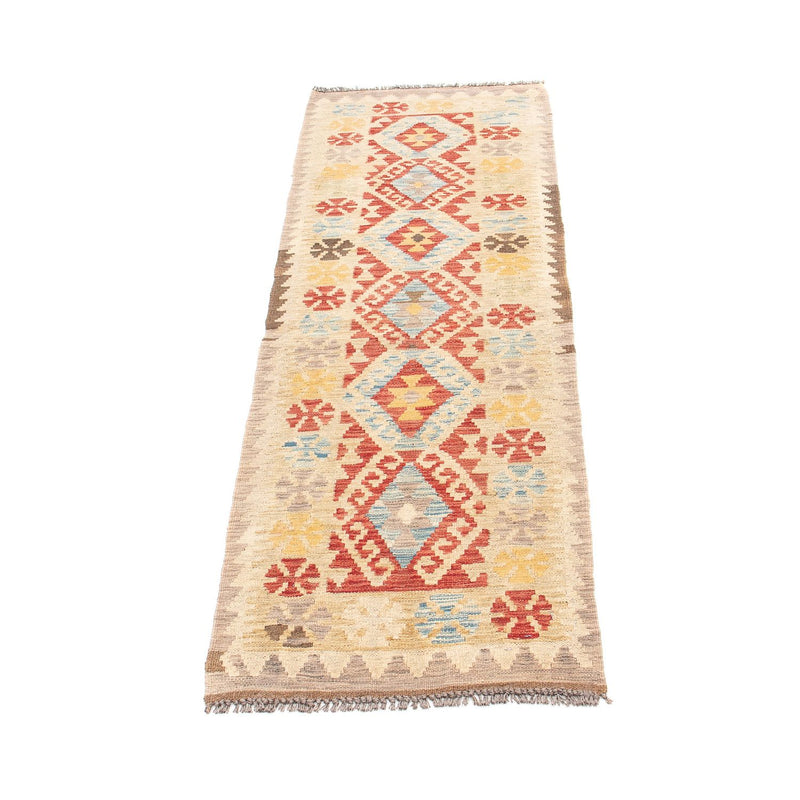Tappeto corsia Tappeto Kelim - Splash - 199 x 53 cm - multicolore