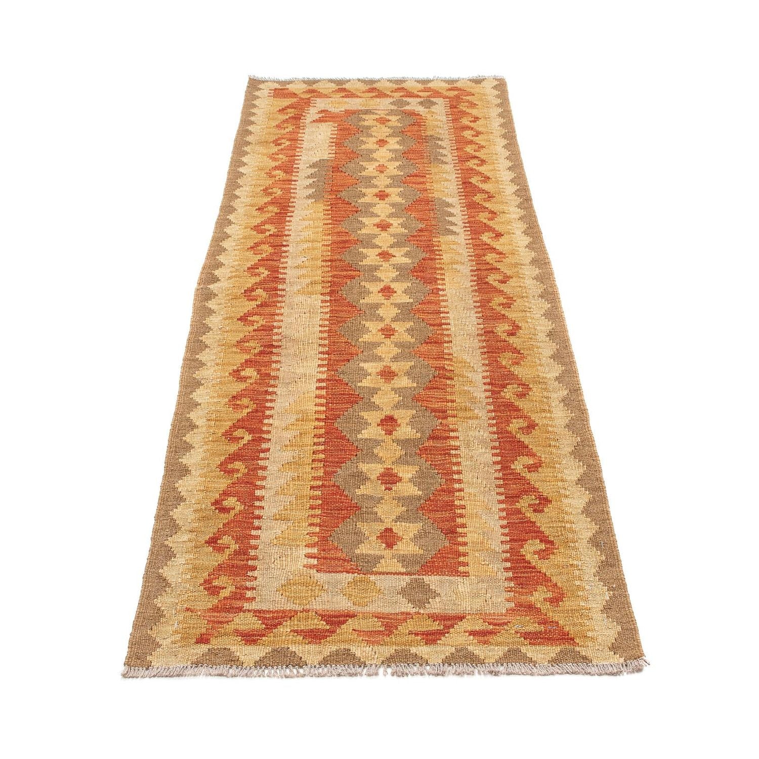 Tappeto corsia Tappeto Kelim - Splash - 192 x 61 cm - multicolore