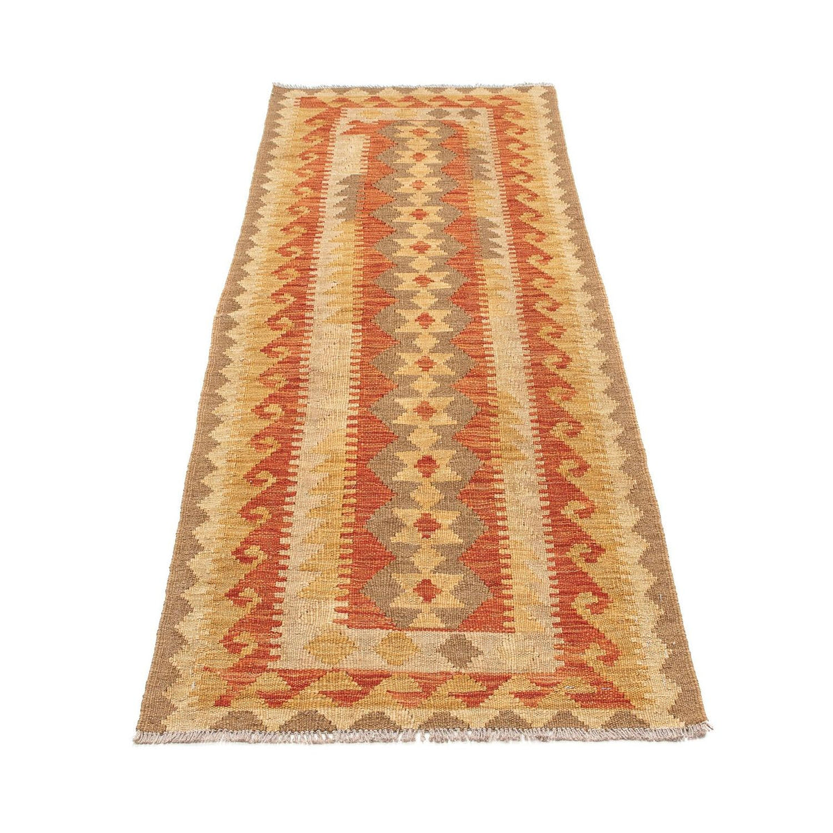 Tappeto corsia Tappeto Kelim - Splash - 192 x 61 cm - multicolore