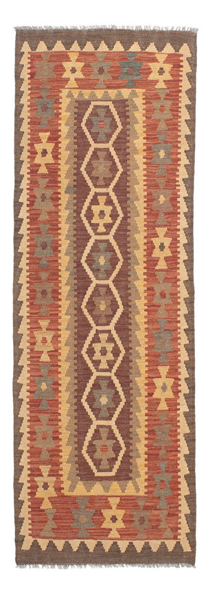 Tappeto corsia Tappeto Kelim - Splash - 201 x 67 cm - multicolore