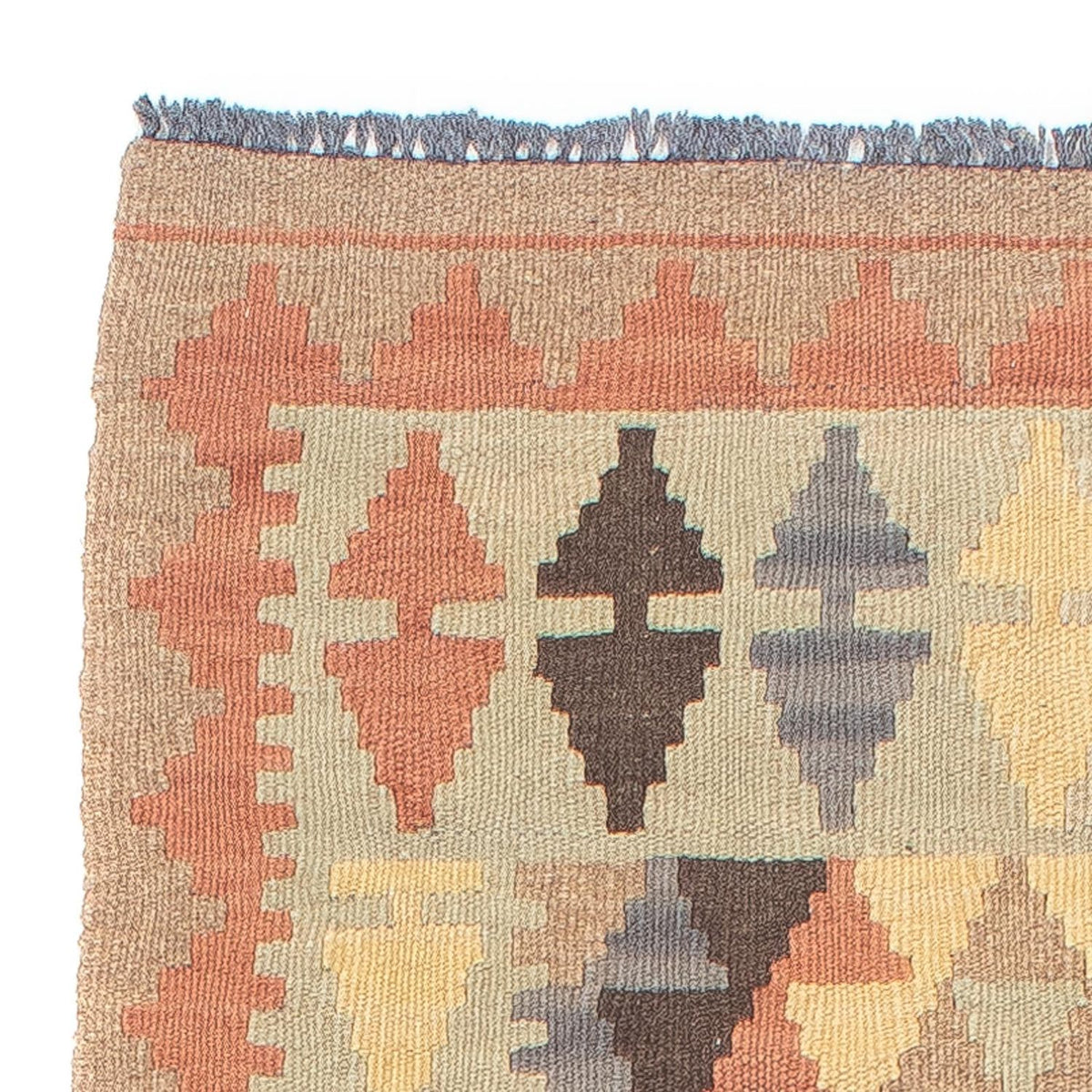 Tappeto corsia Tappeto Kelim - Splash - 198 x 57 cm - multicolore