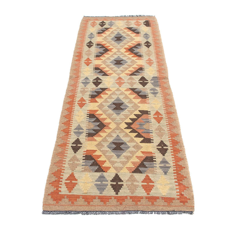Tappeto corsia Tappeto Kelim - Splash - 198 x 57 cm - multicolore