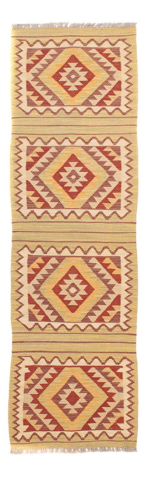 Tappeto corsia Tappeto Kelim - Splash - 201 x 54 cm - multicolore