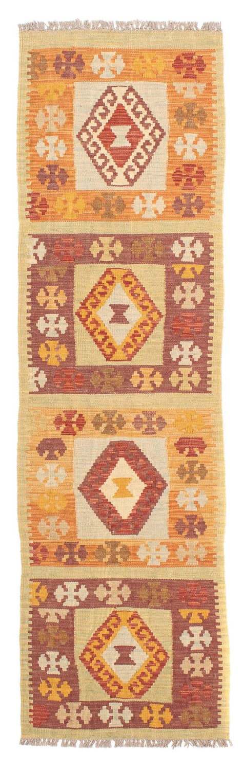 Tappeto corsia Tappeto Kelim - Splash - 194 x 48 cm - multicolore