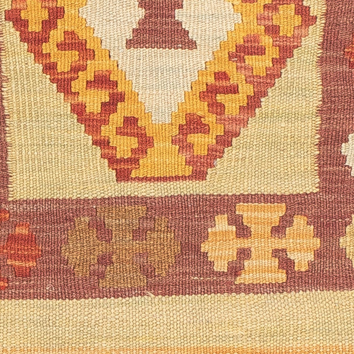 Tappeto corsia Tappeto Kelim - Splash - 194 x 48 cm - multicolore