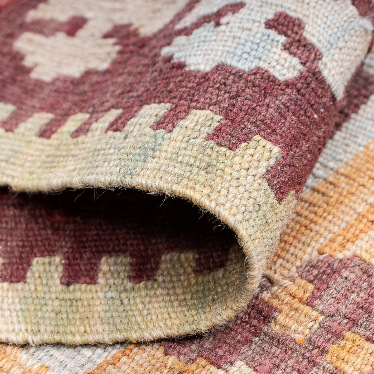 Tappeto corsia Tappeto Kelim - Splash - 194 x 48 cm - multicolore