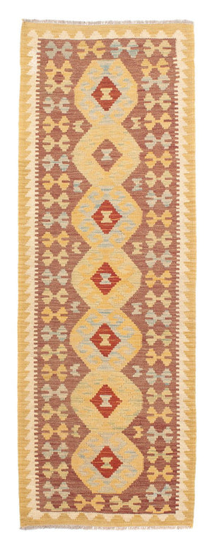 Tappeto corsia Tappeto Kelim - Splash - 197 x 67 cm - multicolore