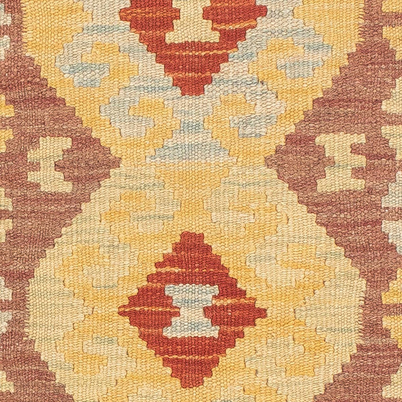 Tappeto corsia Tappeto Kelim - Splash - 197 x 67 cm - multicolore